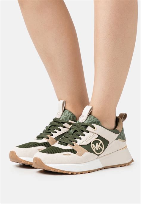 michael kors women's shoes bloomingdale's green|Michael Kors green sneakers.